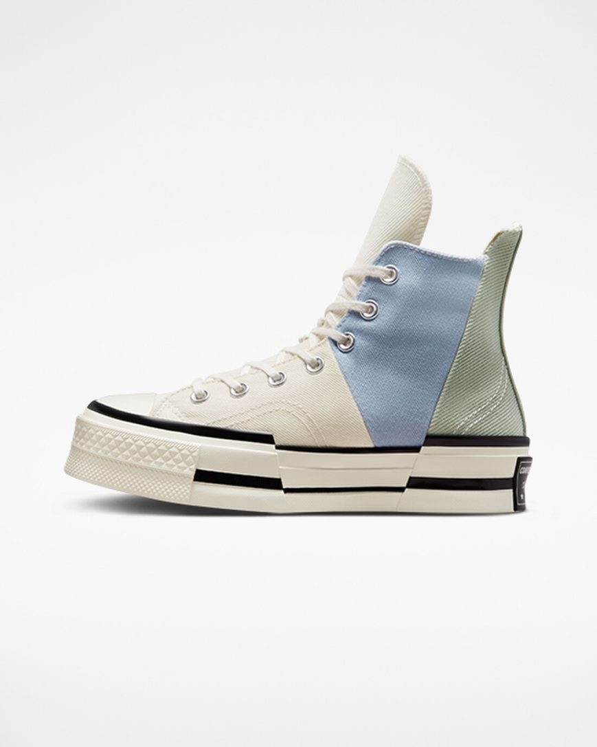 Tenisky Vysoke Converse Chuck 70 Plus Materiál Mashup Damske Olivovo Zelená | SK ZKLXJ8